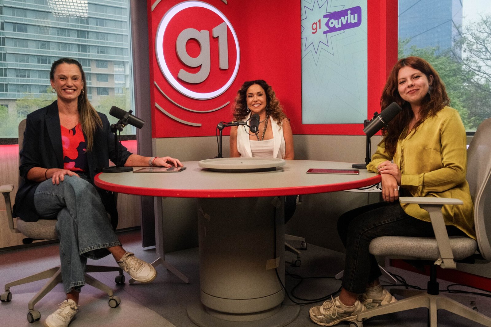 A cantora Daniela Mercury participou do podcast g1