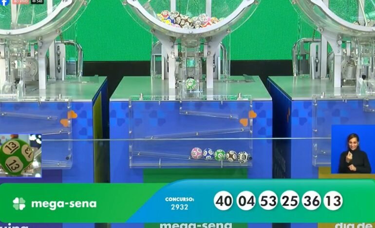 O sorteio do concurso 2.932 da Mega-Sena ocorreu