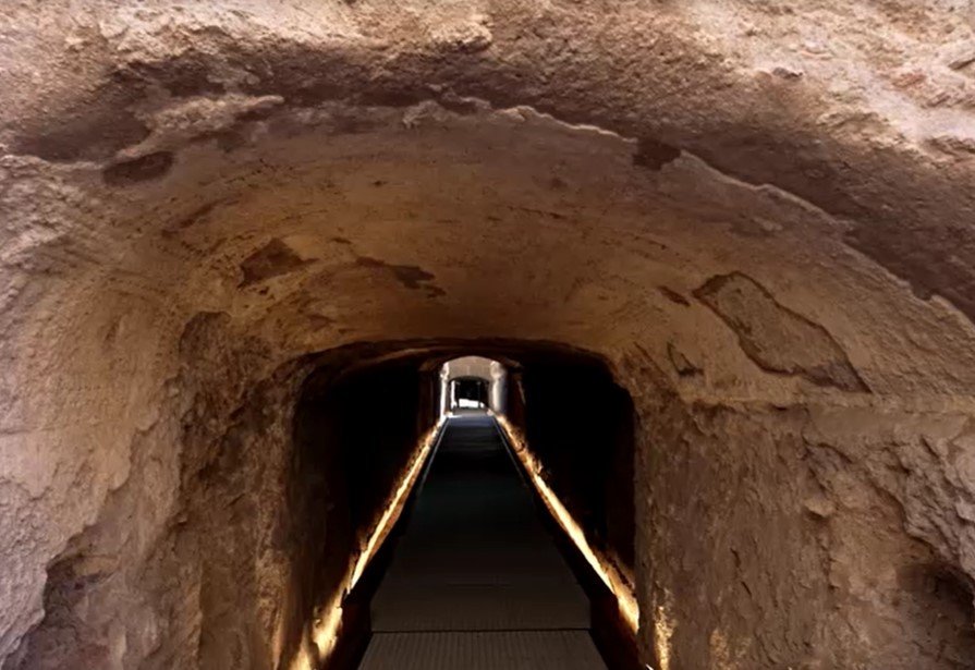 Uma passagem secreta no Coliseu de Roma, batizada