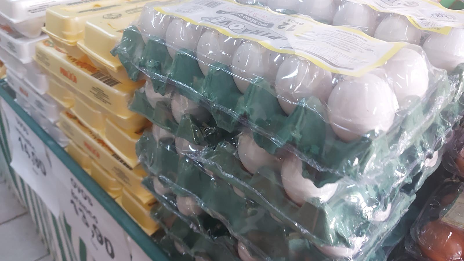 As exportações brasileiras de ovos recuaram no terceiro