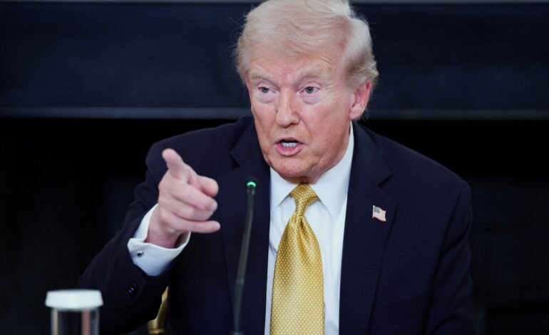 O presidente dos Estados Unidos, Donald Trump, anunciou