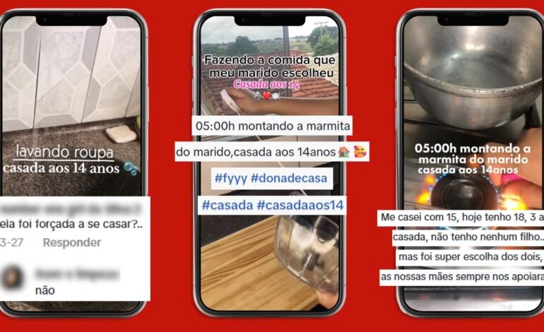 No TikTok, meninas jovens têm divulgado rotinas de