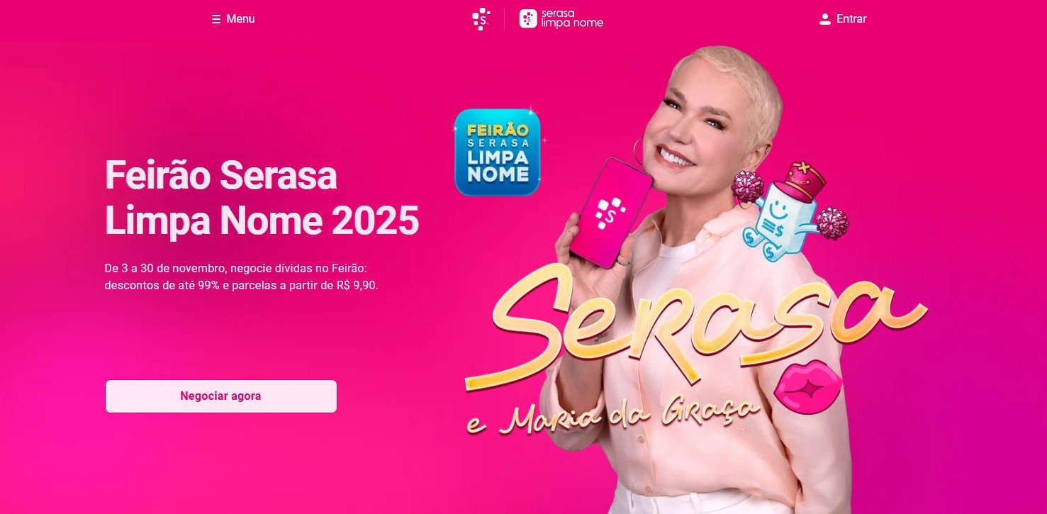 O Feirão Limpa Nome, que oferece descontos para