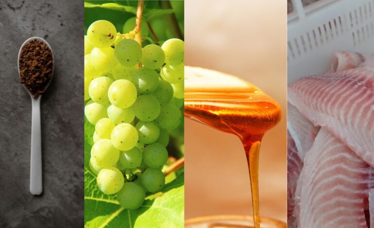 Tarifa de 50% sobre café solúvel, uva, mel e pescados brasil