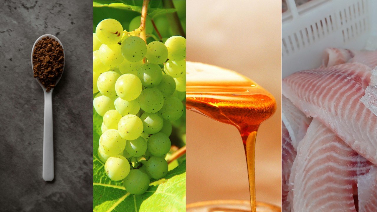 Tarifa de 50% sobre café solúvel, uva, mel e pescados brasil