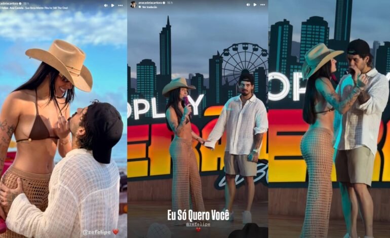 Ana Castela gravou nesta terça-feira (25) uma nova