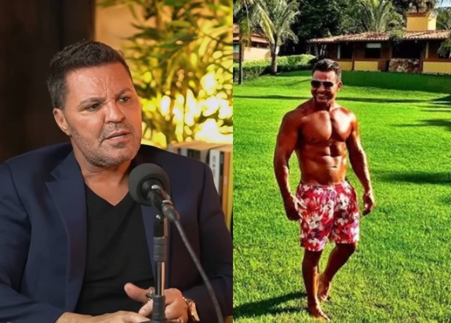 Eduardo Costa afirmou que não usa mais anabolizantes