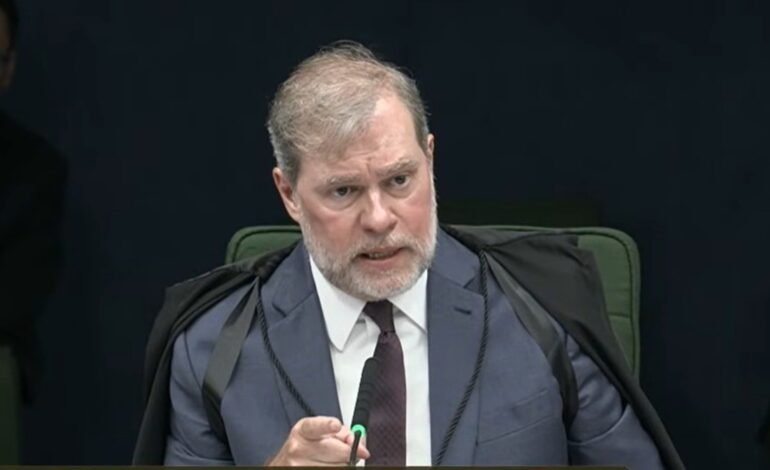 O ministro Dias Toffoli, do Supremo Tribunal Federal