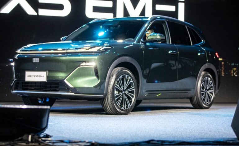 Geely produzirá o EX5 no Brasil A Geely u, nesta