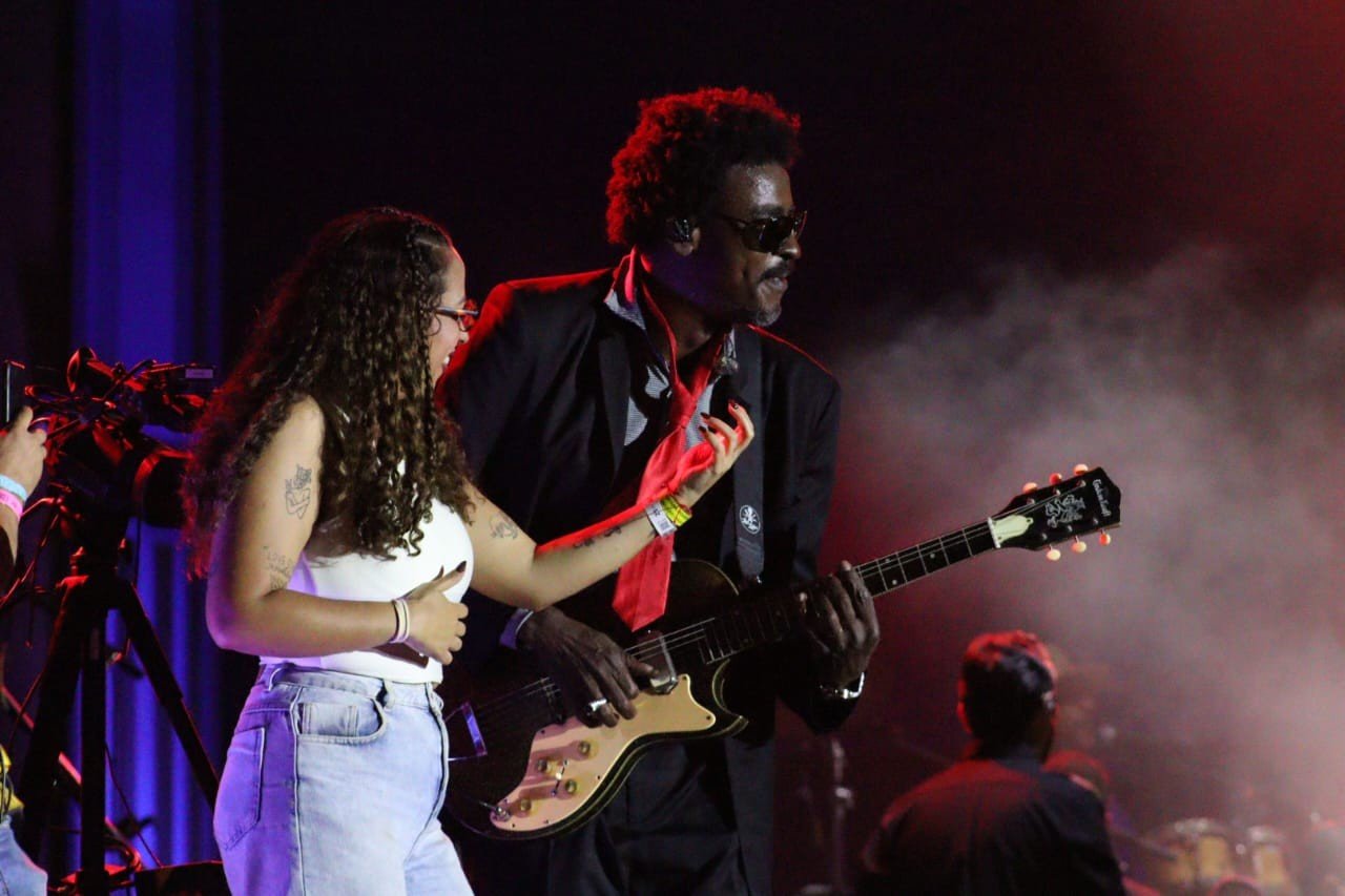 O músico Seu Jorge abriu a segunda noite da Taça