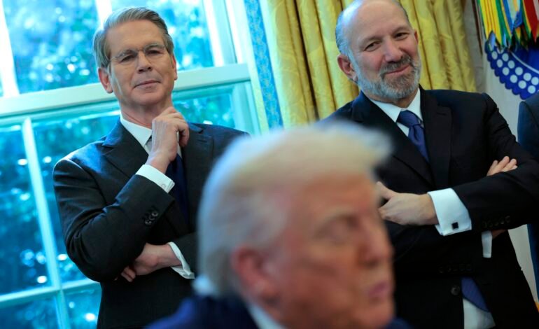 O secretário do Tesouro dos Estados Unidos, Scott