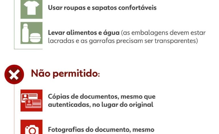 Faltam três dias para a aplicação da prova discursiva do