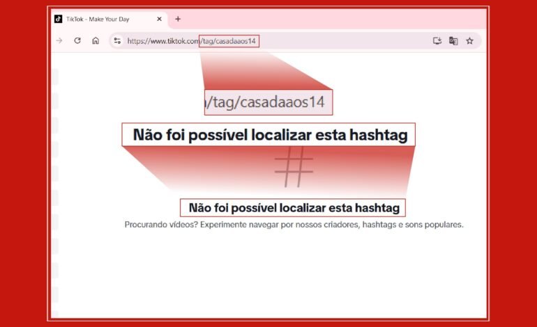 Após reportagem do g1, o TikTok bloqueou hashtags relacionad