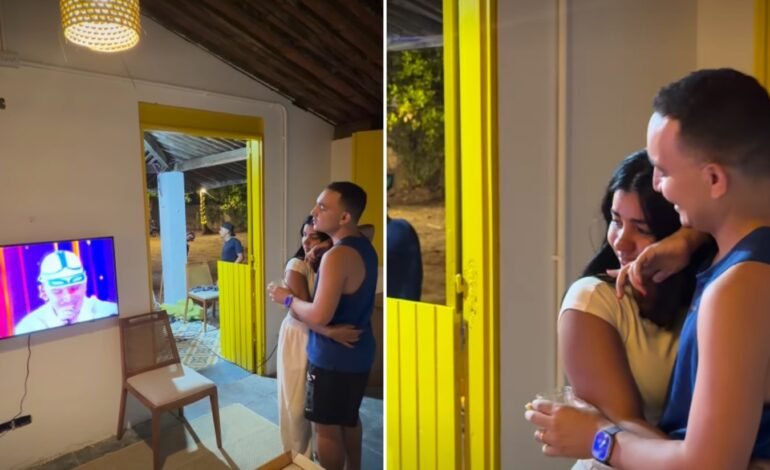 O cantor João Gomes e a esposa, Ary Mirelle, se