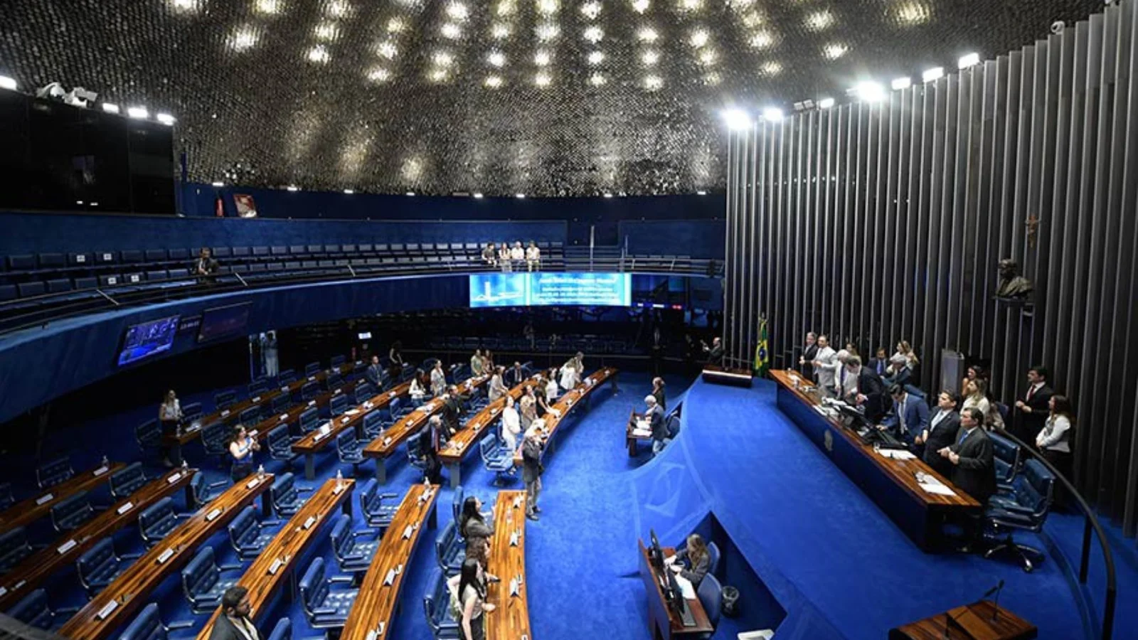 O Senado Federal aprovou na noite desta quarta-feira