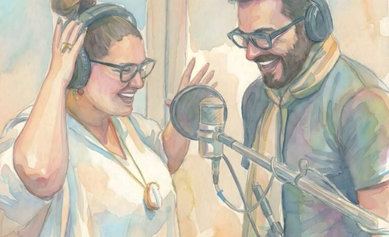 O padre Fábio de Melo e a cantora