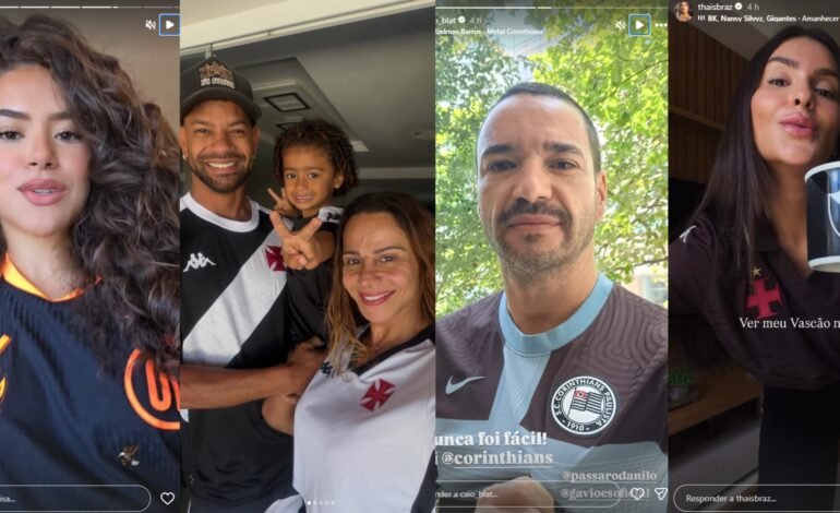 Celebridades manifestaram suas torcidas para a final da Copa