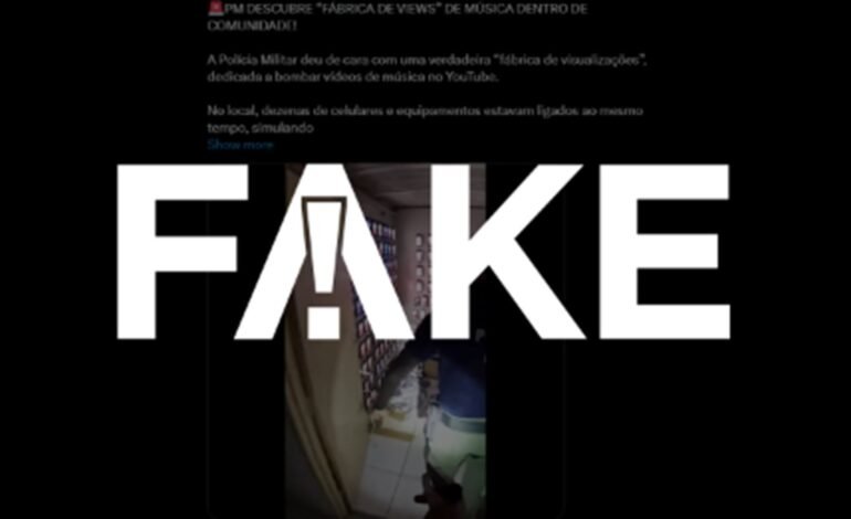 Circula nas redes sociais um vídeo que mostra