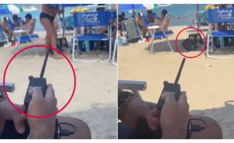 Um turista argentino usou em janeiro um dispositivo