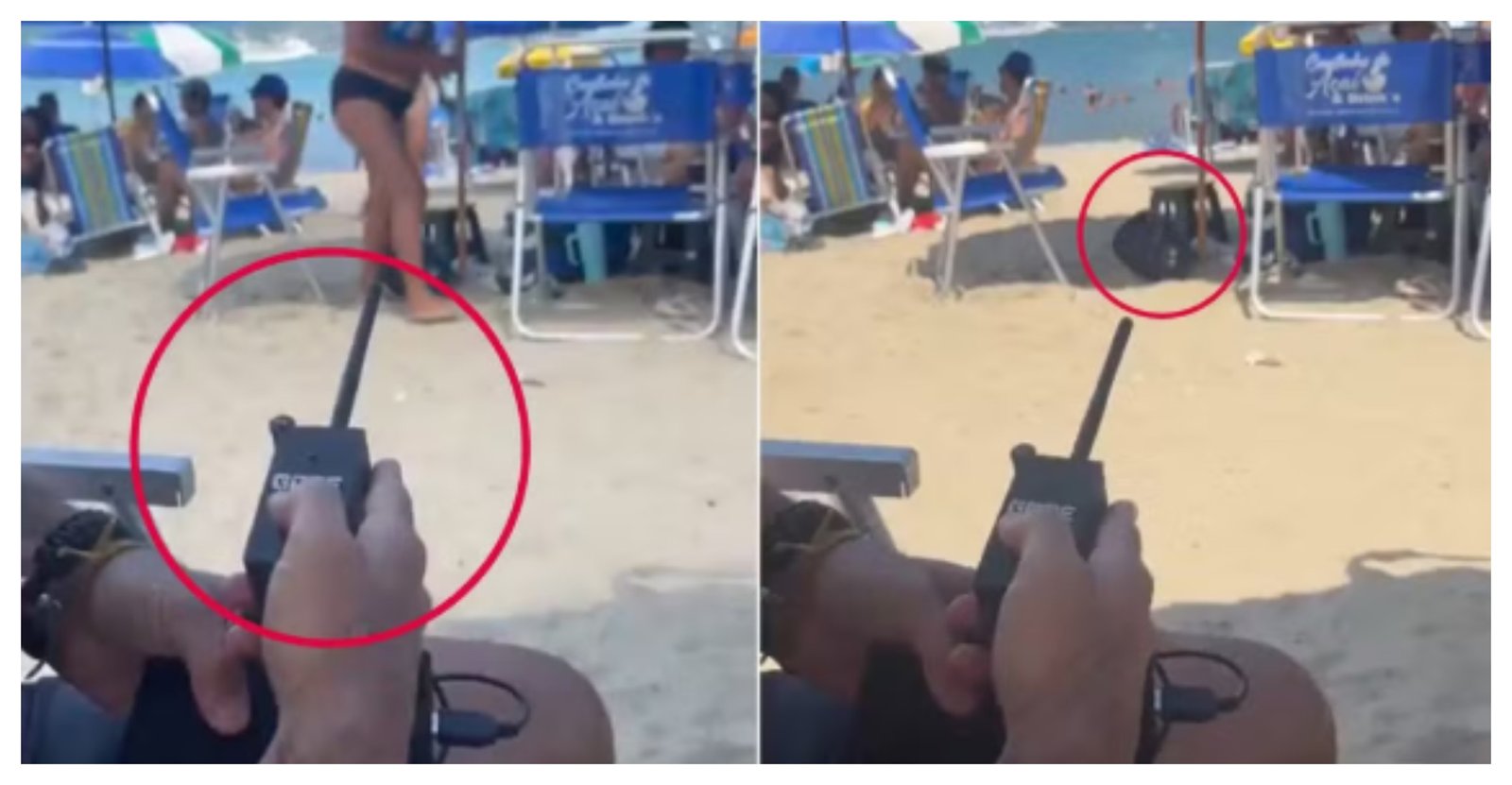 Um turista argentino usou em janeiro um dispositivo