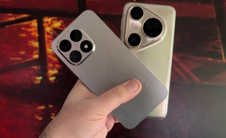 Dois smartphones lançados em 2025, Huawei Pura 80 Ultra e