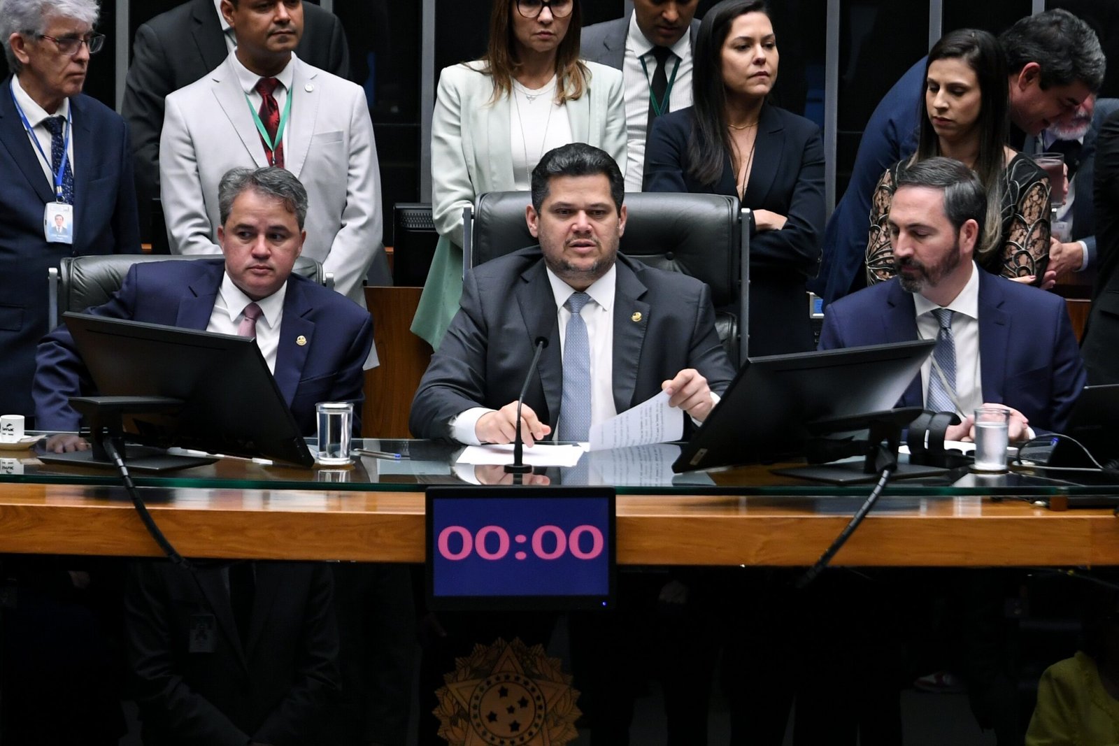 O presidente do Senado Federal, Davi Alcolumbre (União-AP)