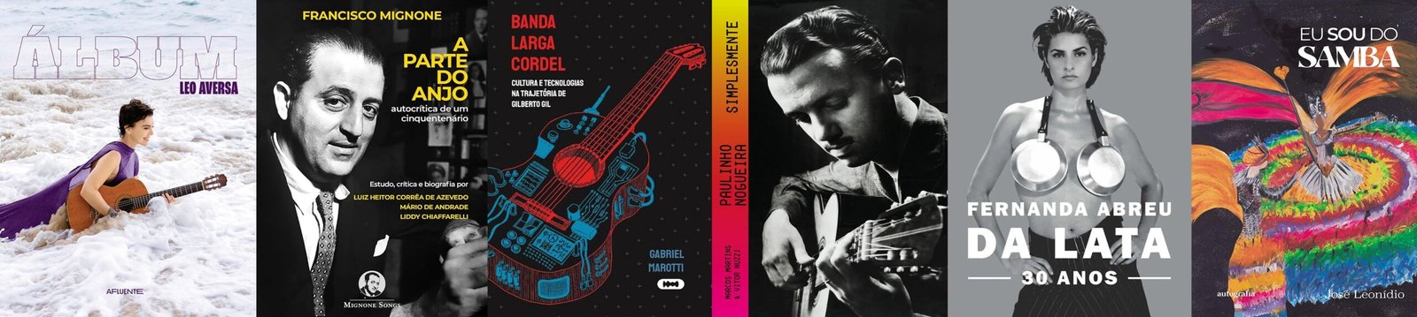 Capas dos livros ‘Álbum’, ‘A parte do anjo’, ‘Banda larga