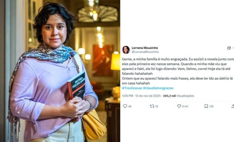 O elenco da novela “Três Graças” tem usado a rede