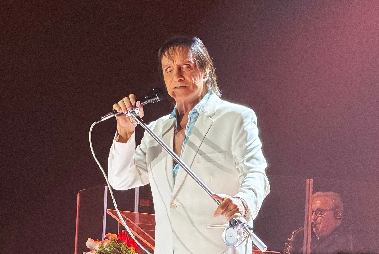 O cantor Roberto Carlos apresentou o show “Eu