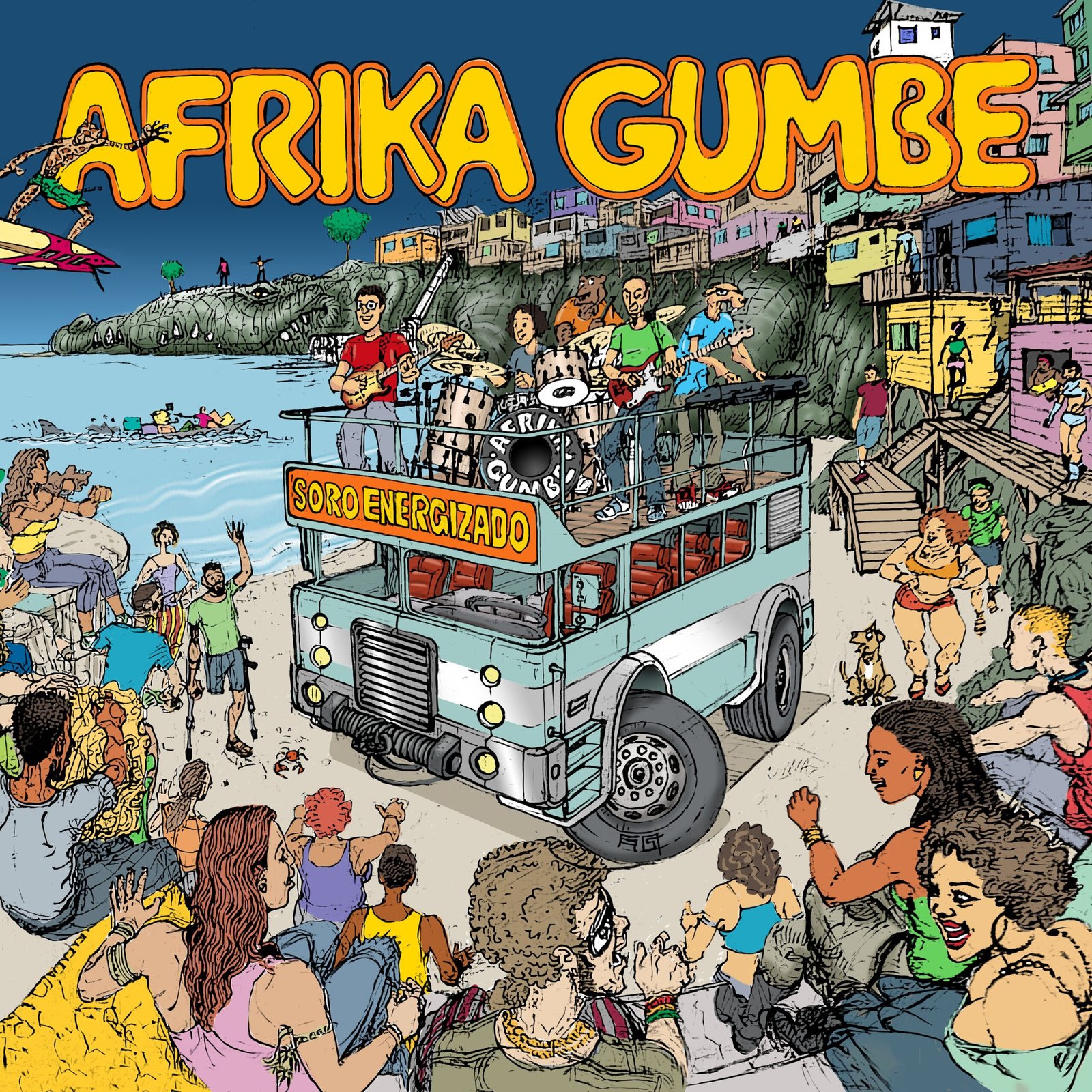A banda carioca Afrika Gumbe lançou nesta sexta-feira