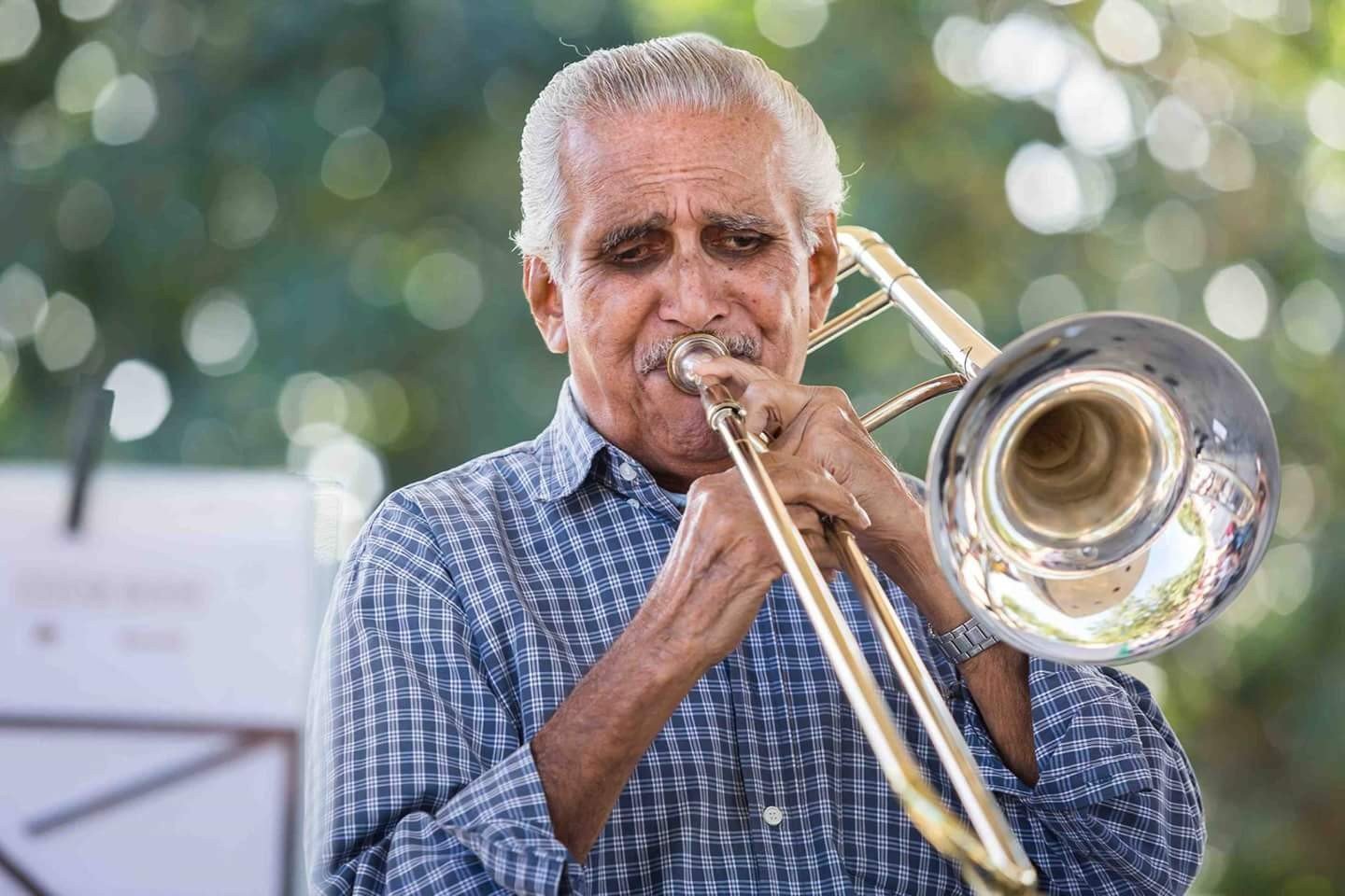 O trombonista sergipano Zé da Velha, discípulo de