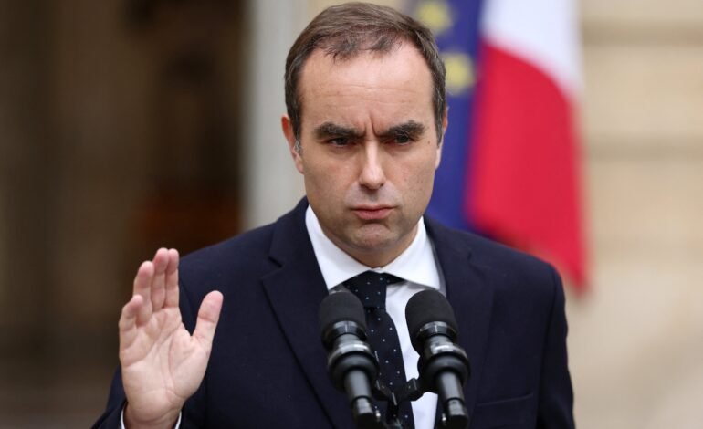 O primeiro-ministro francês Sébastien Lecornu, em foto de