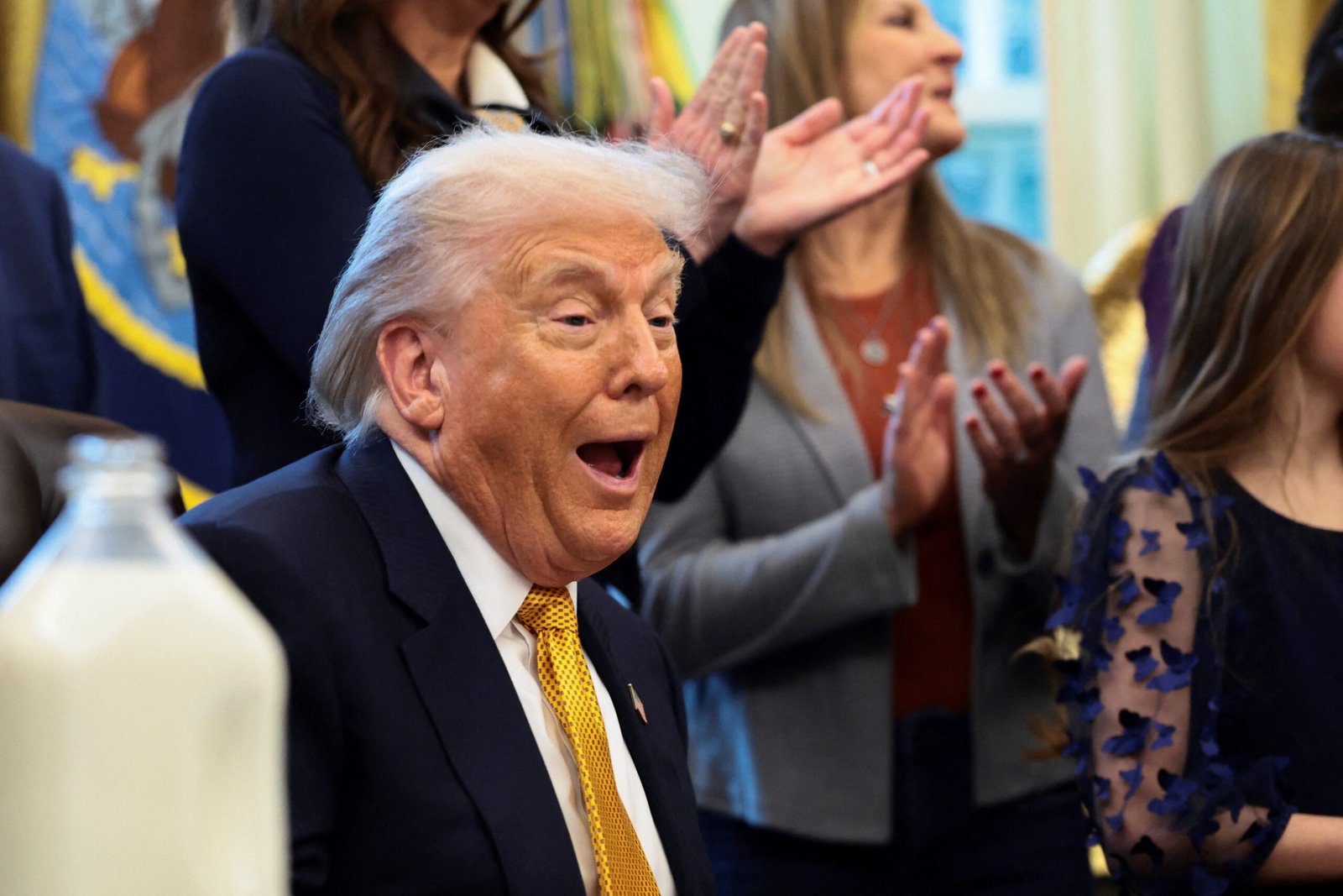 O presidente dos Estados Unidos, Donald Trump, prepara