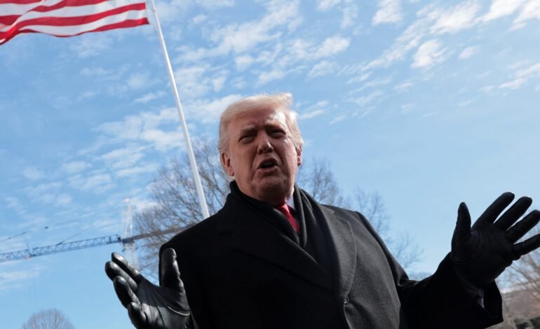 O ex-presidente dos Estados Unidos, Donald Trump, entrou