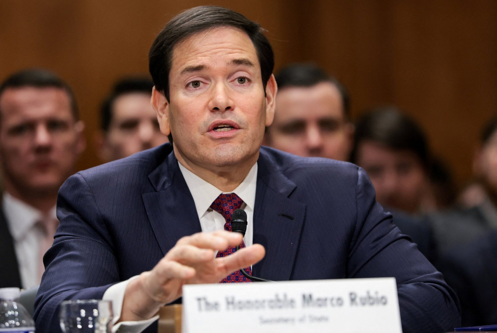 O secretário de Estado dos Estados Unidos, Marco