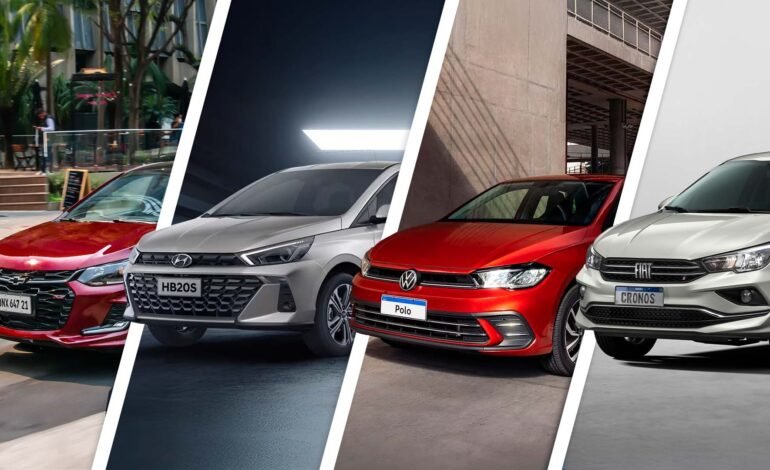 O Inmetro divulgou, em 2025, a lista dos carros a