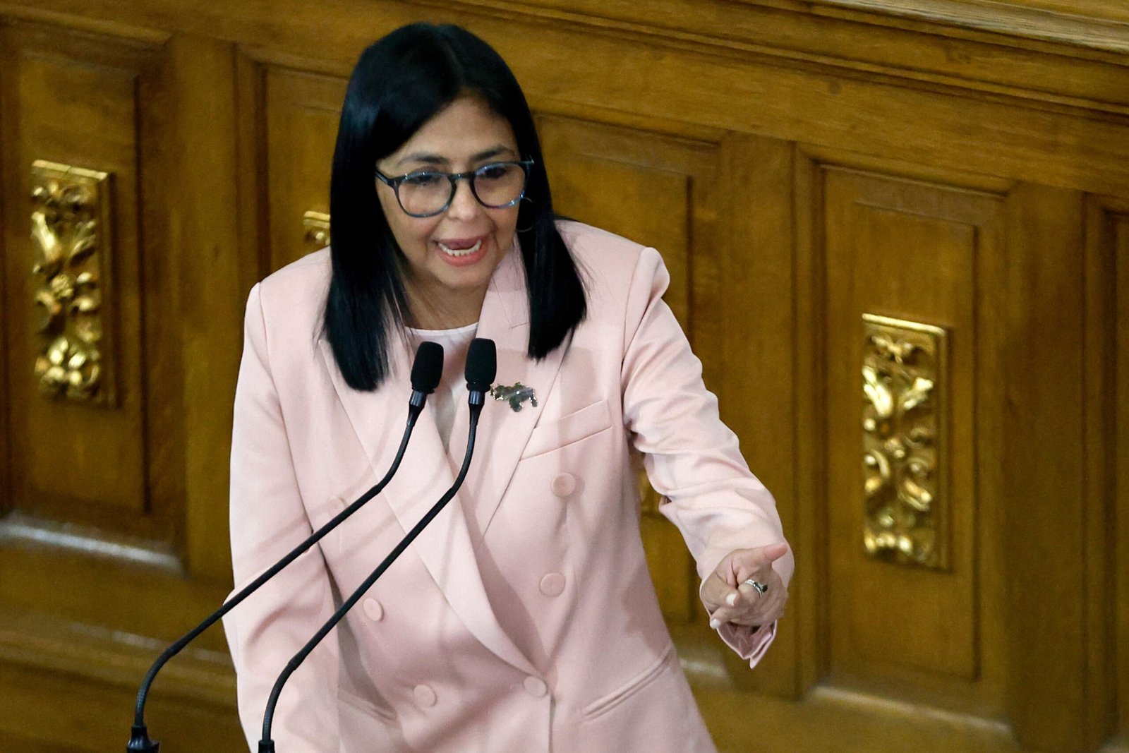 A vice-presidente da Venezuela, Delcy Rodríguez, afirmou nes