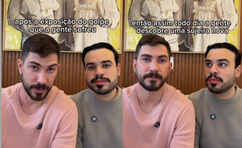 Os influenciadores Gustavo Catunda e Robert Rosselló, do