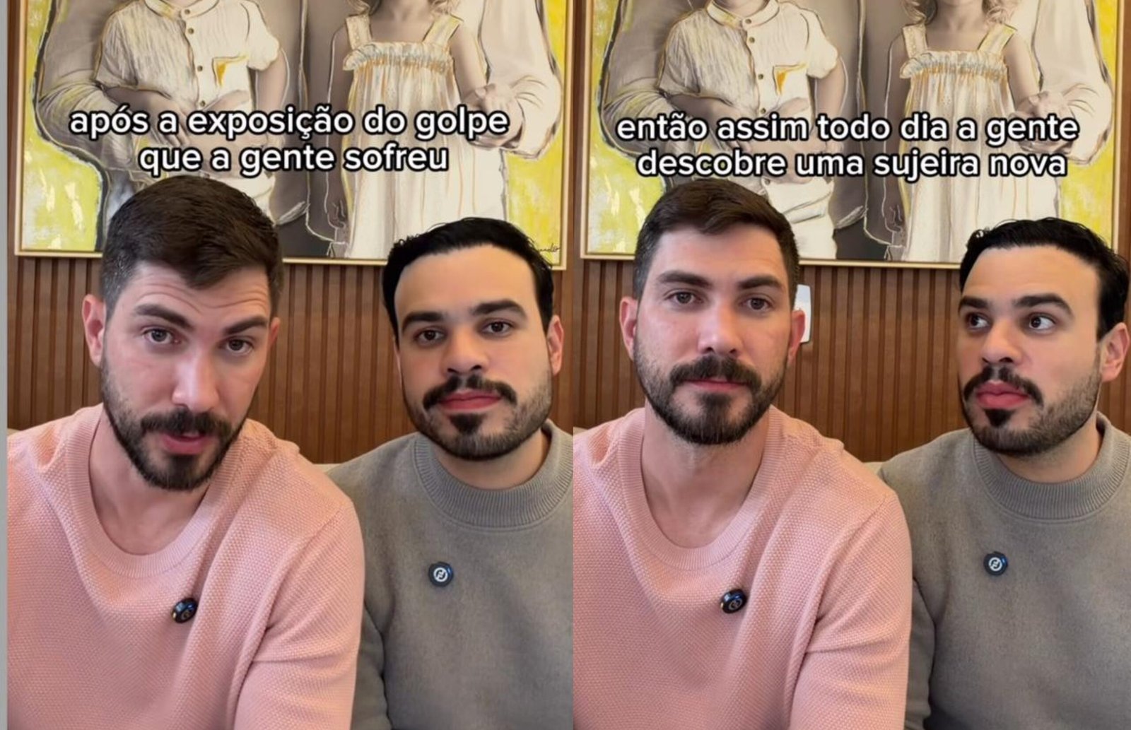 Os influenciadores Gustavo Catunda e Robert Rosselló, do