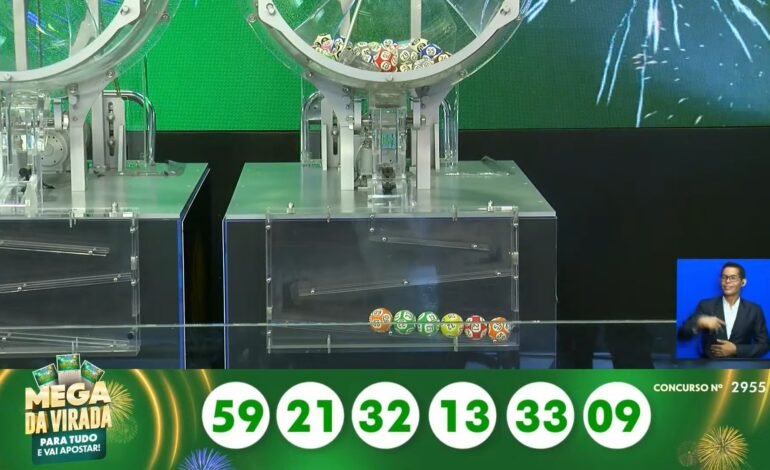 Seis apostas dividiram o prêmio de R$ 1,09 bilhão da