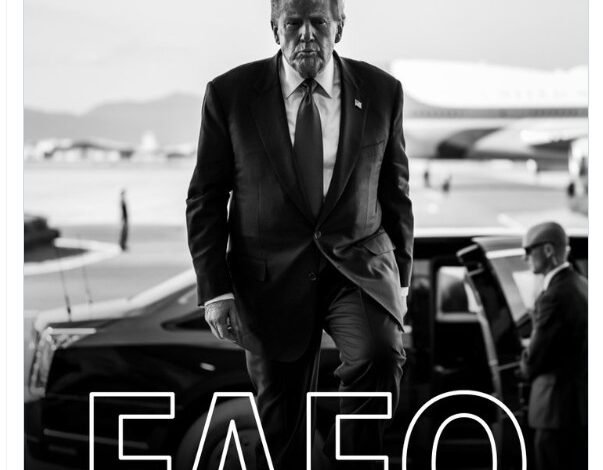 O presidente dos Estados Unidos, Donald Trump, usou