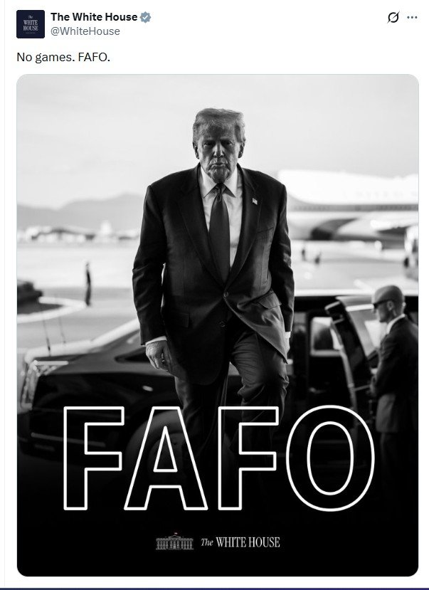 O presidente dos Estados Unidos, Donald Trump, usou