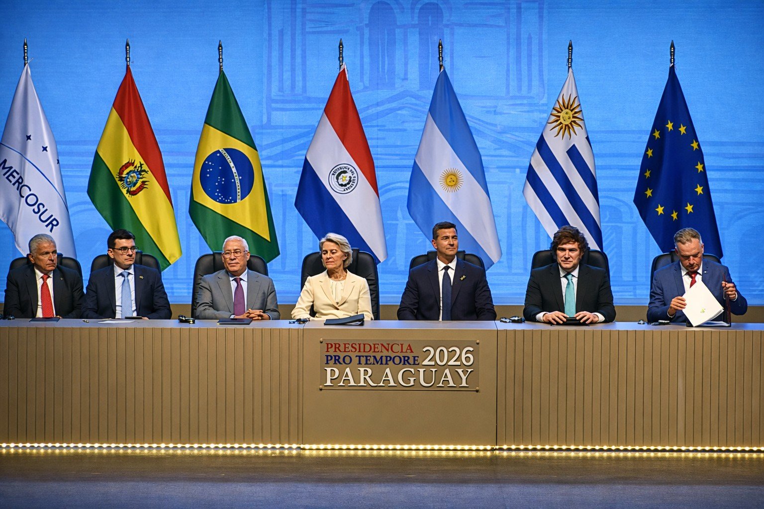 O governo brasileiro busca apoio de países europeus