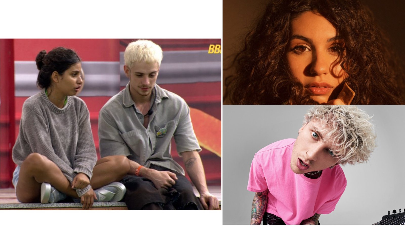 Os cantores Machine Gun Kelly e Alessia Cara