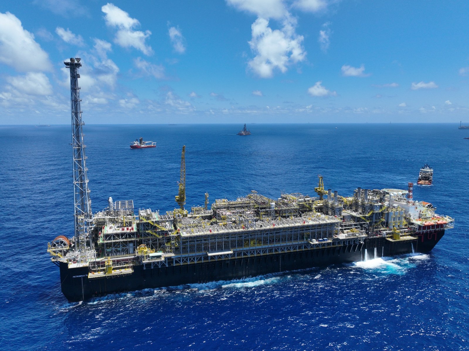 A Petrobras iniciou a produção na plataforma FPSO P-78, no