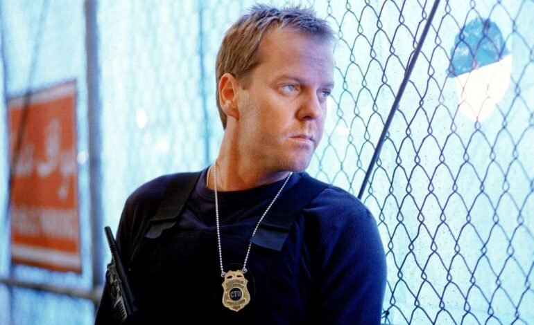 O ator Kiefer Sutherland foi preso nesta segunda-feira