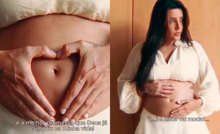 A cantora Lauana Prado anunciou a gravidez em