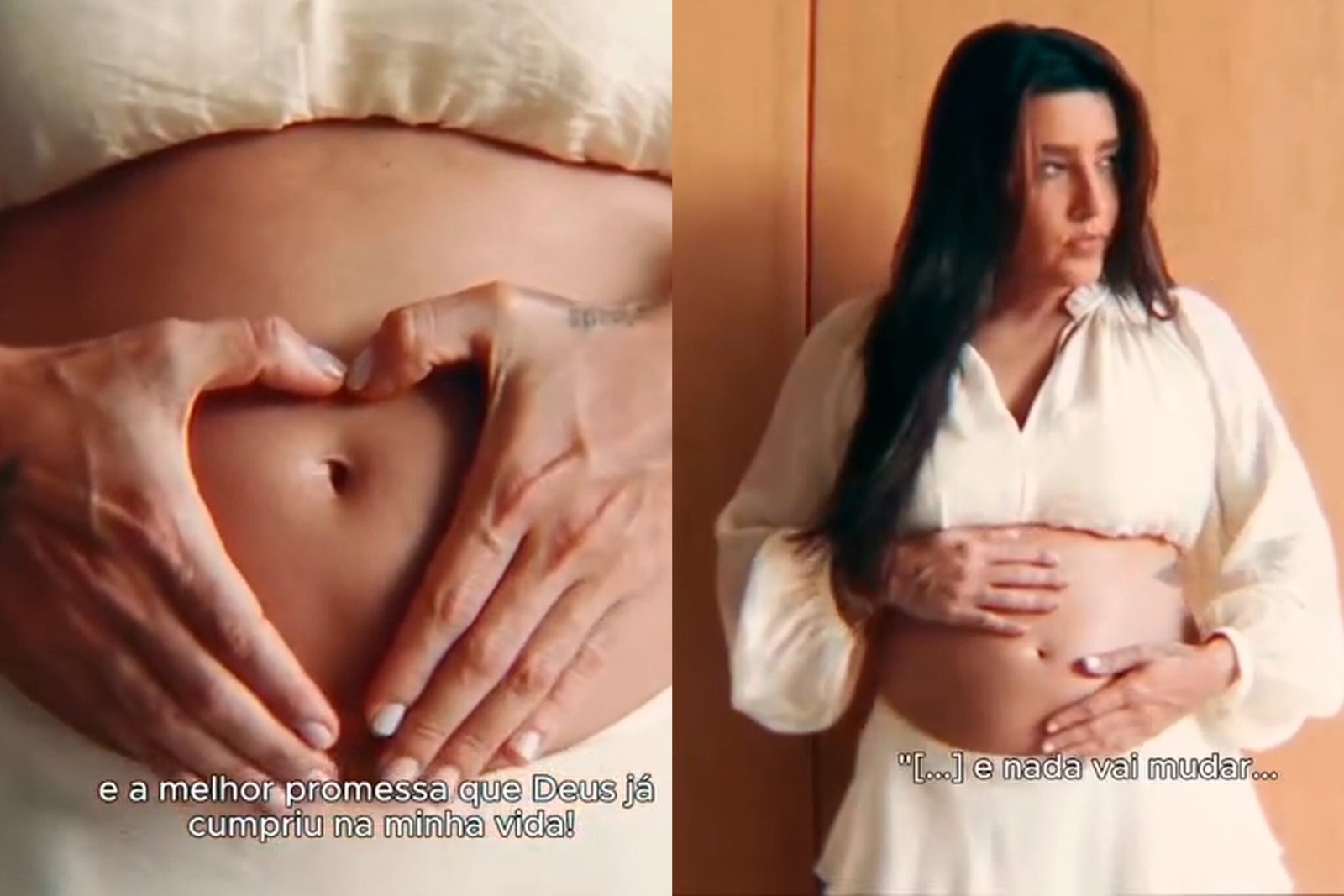 A cantora Lauana Prado anunciou a gravidez em