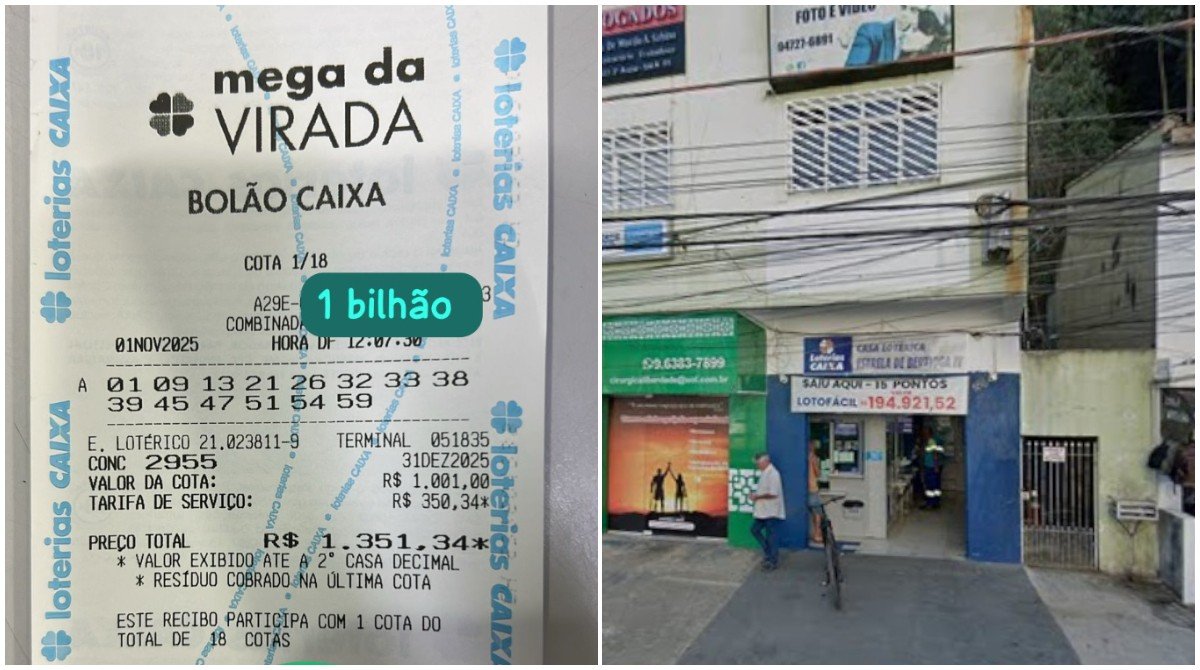 Um dos vencedores do bolão da Mega da Virada 2025