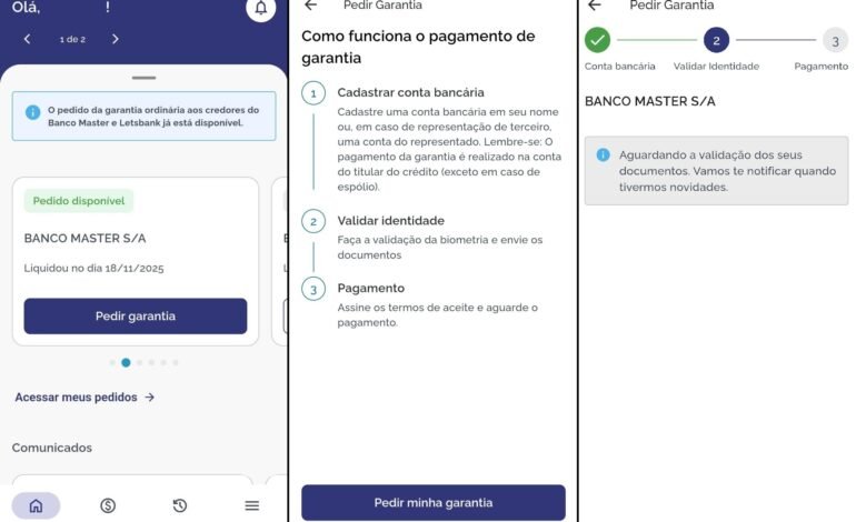 Fgc inicia ressarcimento a credores do banco master com paga